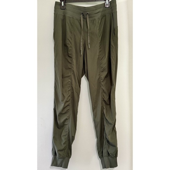 Lululemon sz 10 dark army green dance studio mid-rise jogger full length pants - Picture 1 of 6